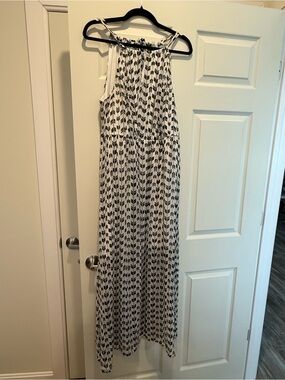 torrid Black and White Printed Halter Maxi Dress